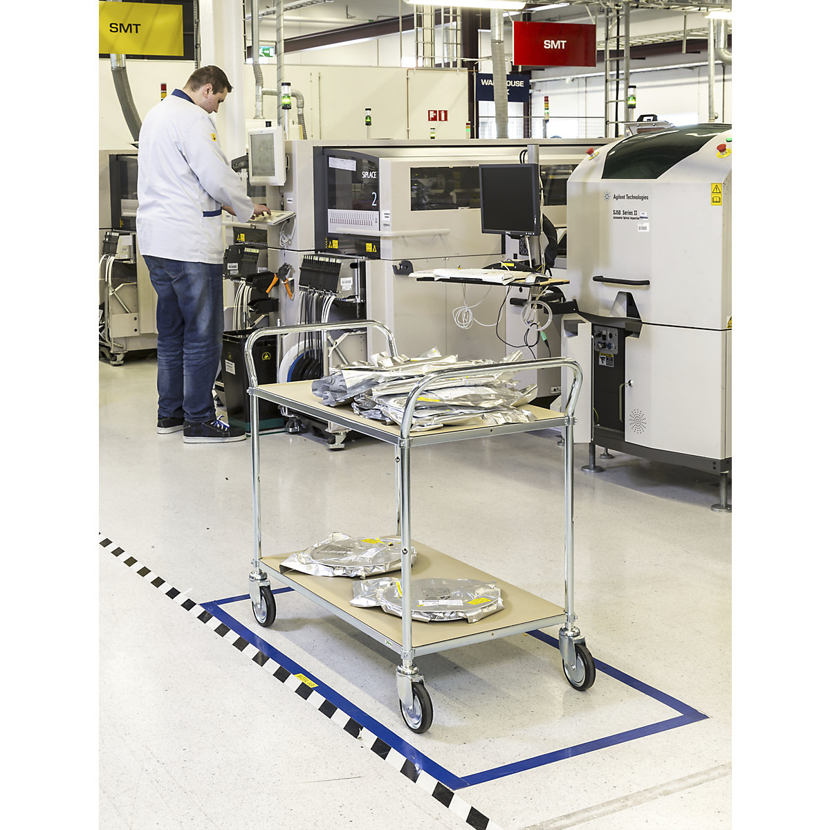 ESD shelf truck – Kongamek (Product illustration 3)-2