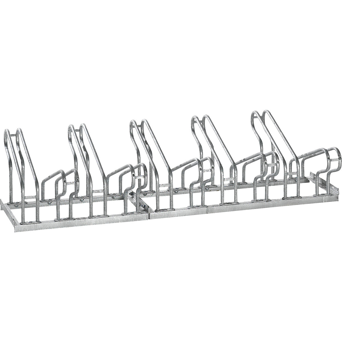 Bicycle rack, bars made of 18 mm steel tubing - eurokraft pro