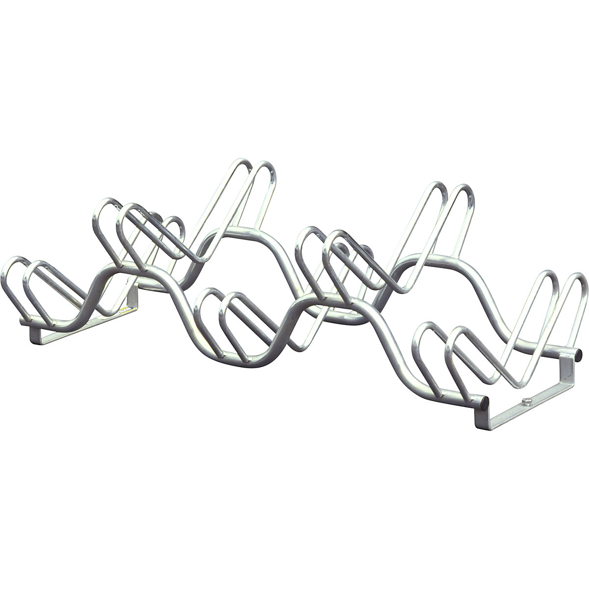 Bicycle stand on 2 levels side by side - Mottez