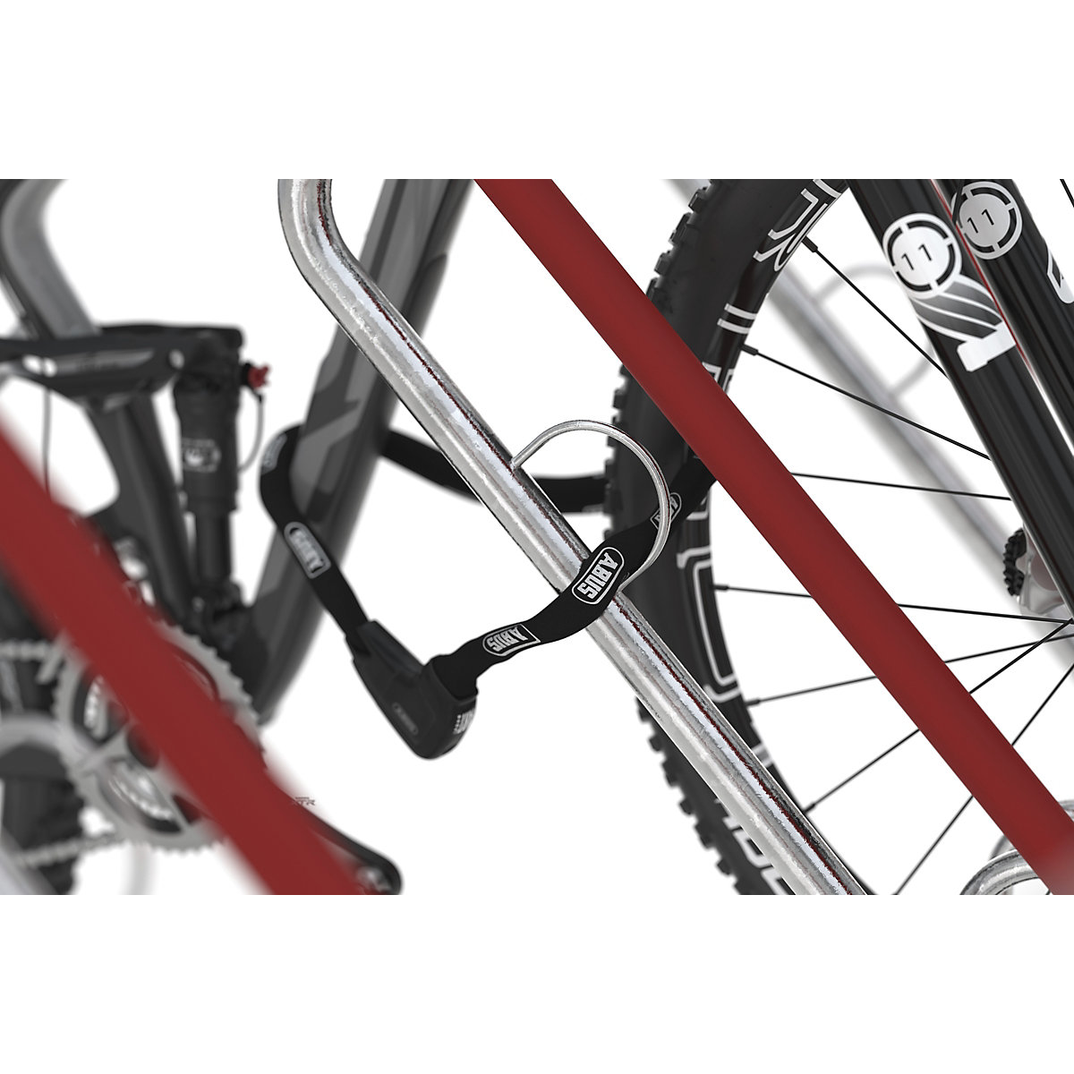 Lean-to bicycle rack – WSM (Product illustration 2)-1