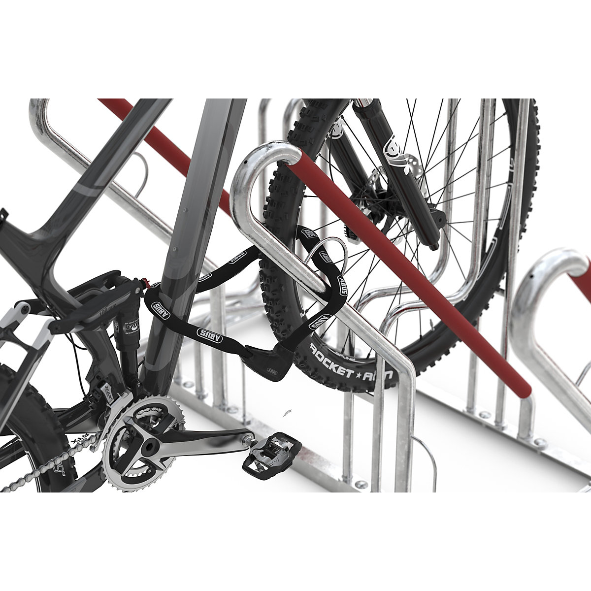 Lean-to bicycle rack – WSM (Product illustration 6)-5