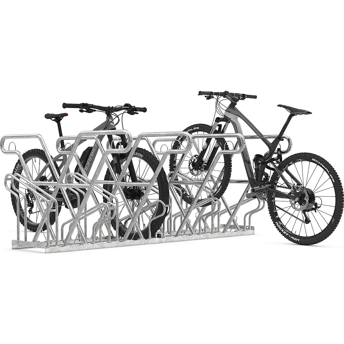 Lean-to bicycle rack – WSM (Product illustration 3)-2