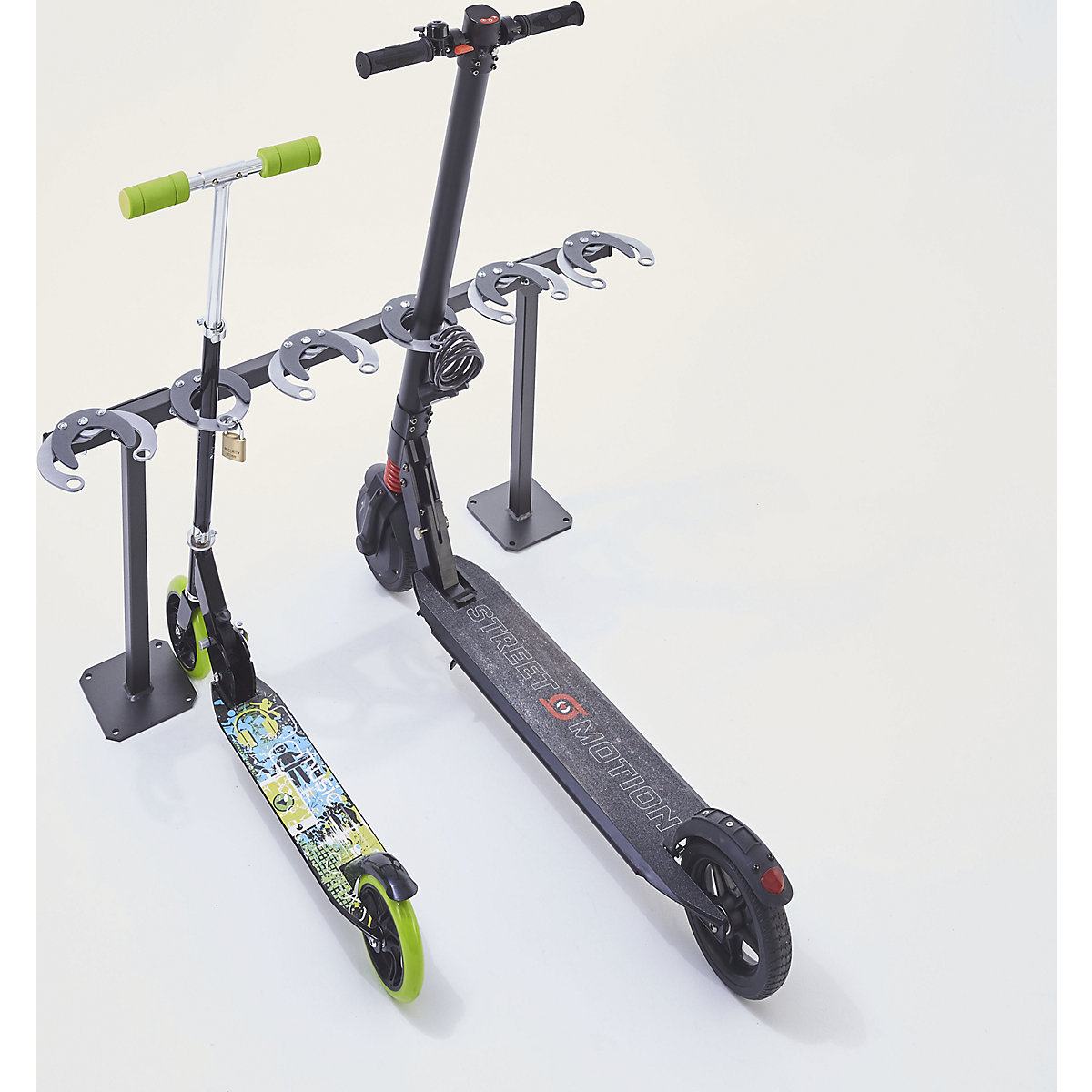 Pedal scooter stand – Mottez (Product illustration 4)-3