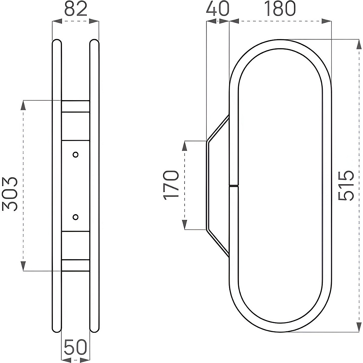 Wall bicycle bracket (Product illustration 5)-4