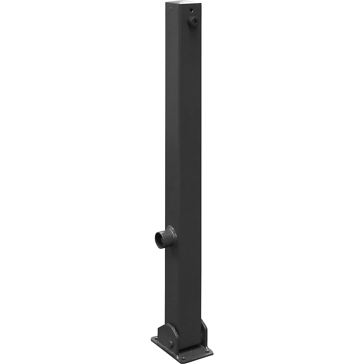 Barrier post, 70 x 70 mm, iron mica - Schake