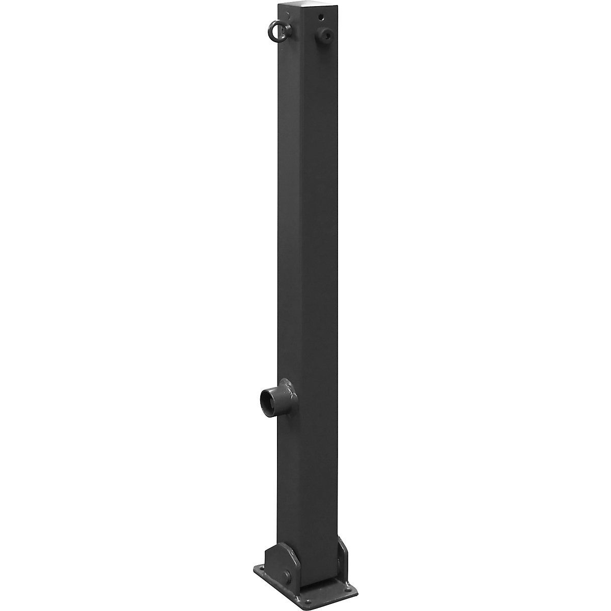 Barrier post, 70 x 70 mm, iron mica - Schake