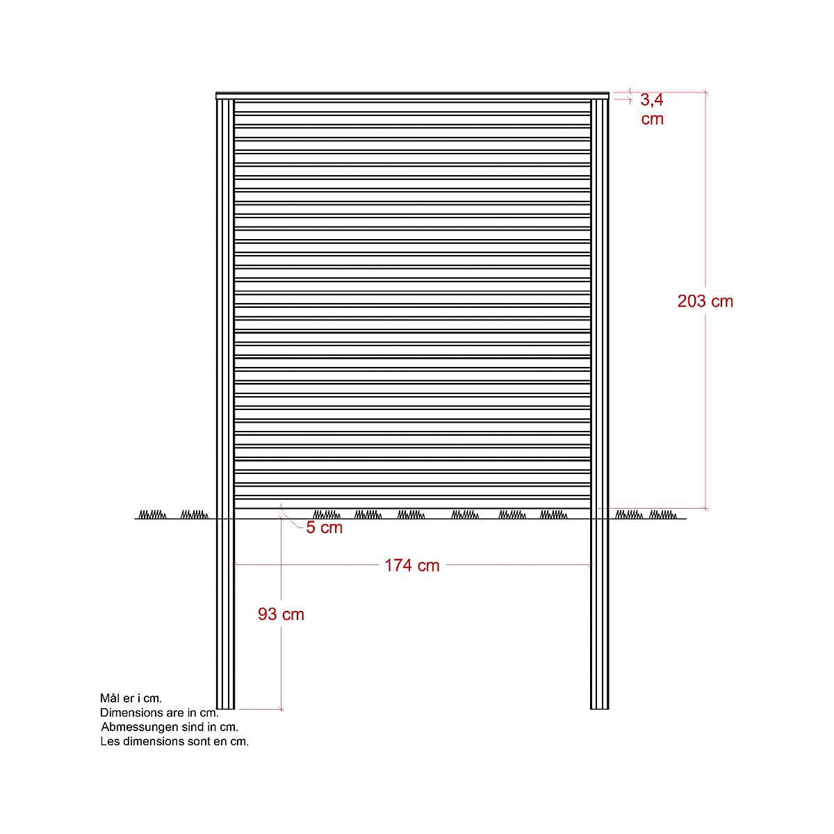 PLUS Plank profile fence (Product illustration 2)-1