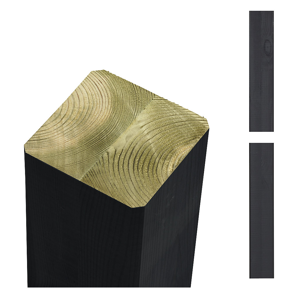 Premium glued laminated timber posts: 90 x 90 mm | kaiserkraft