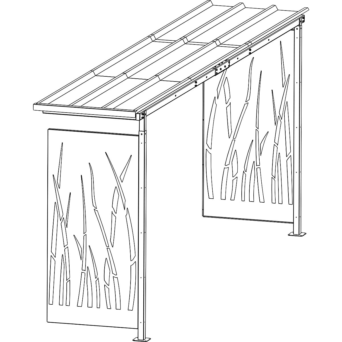 Bicycle shelter – Mottez