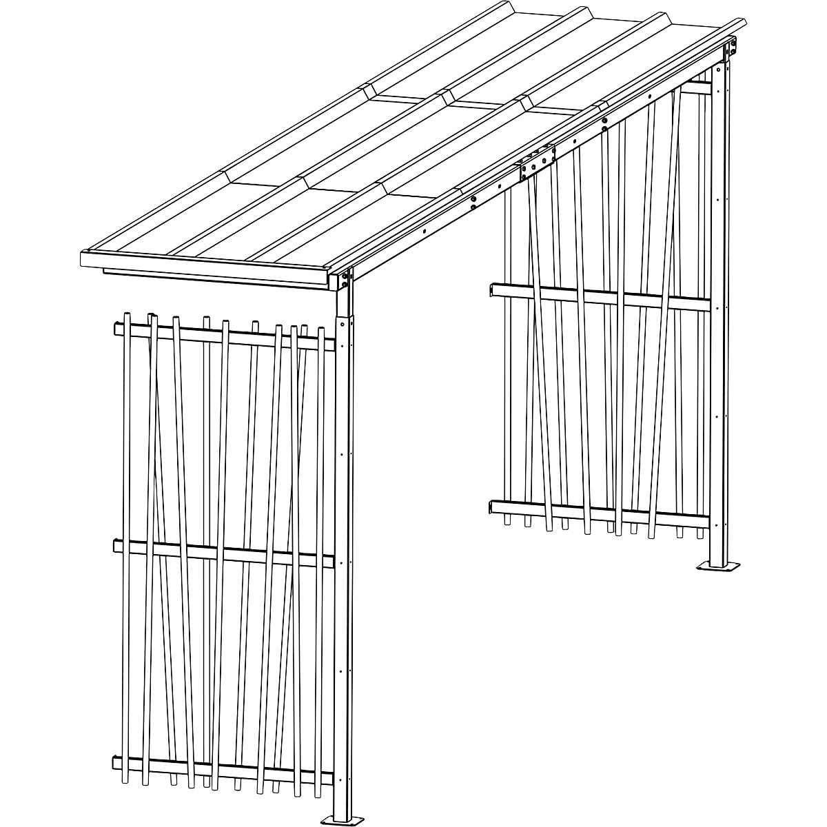 Bicycle shelter – Mottez
