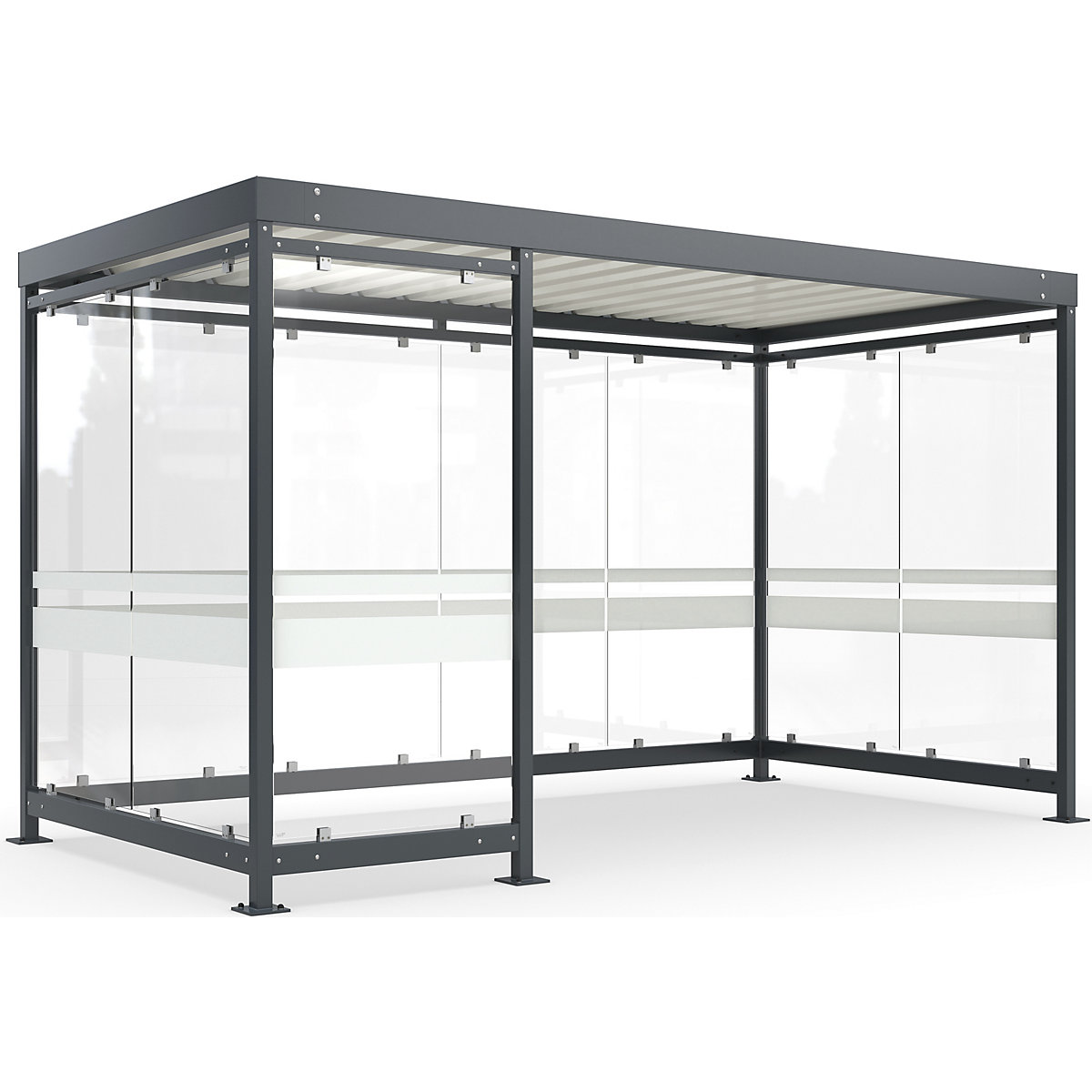 Canopy Köln with steel roof – WSM (Product illustration 7)-6