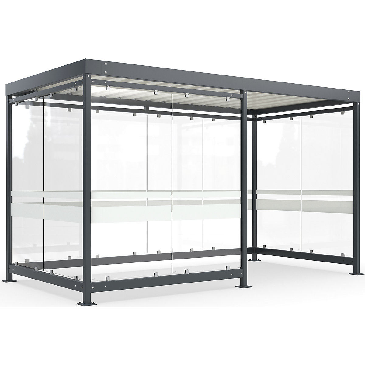 Canopy Köln with steel roof – WSM (Product illustration 7)-6