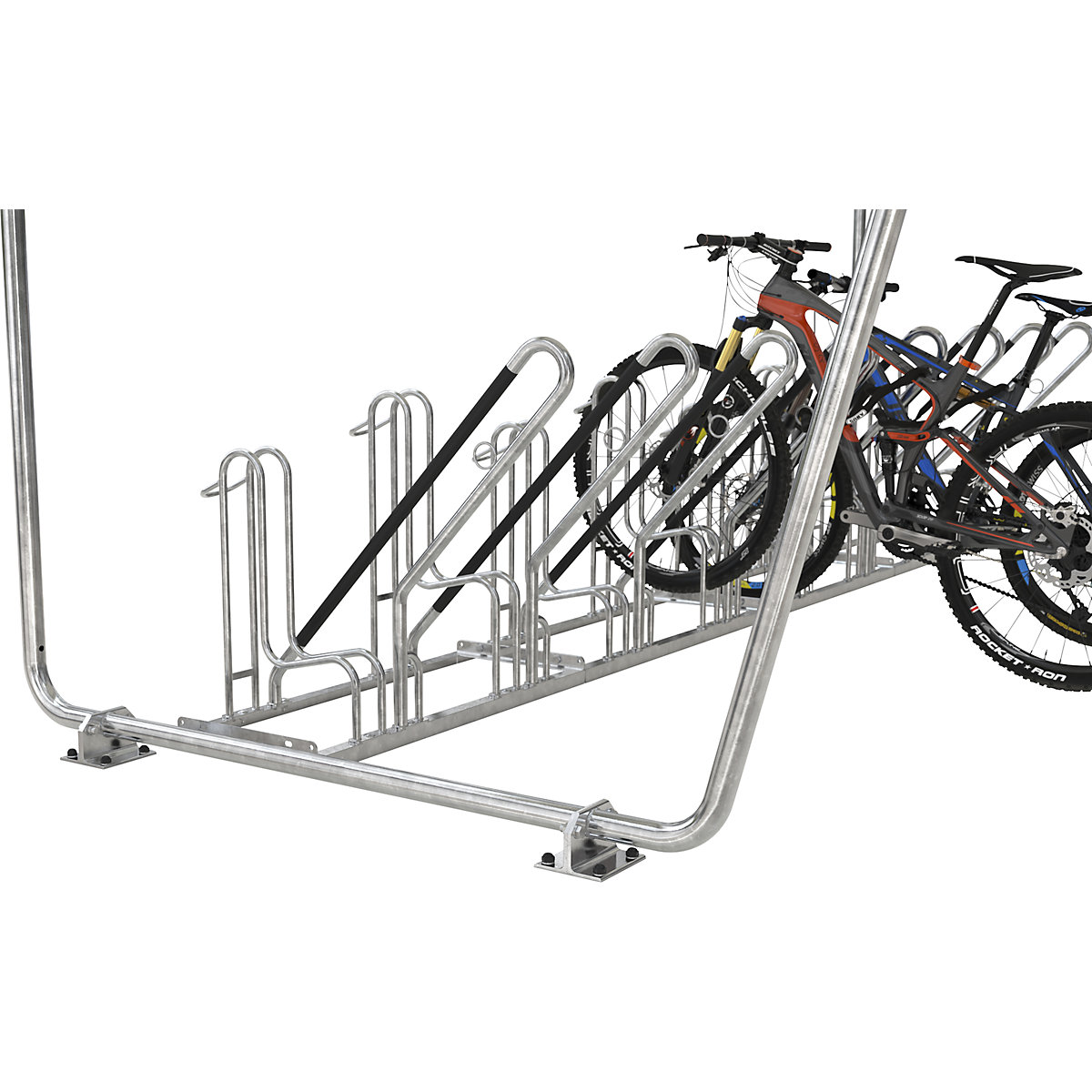 Shelter Siegen with bicycle stand model 2300 – WSM (Product illustration 3)-2