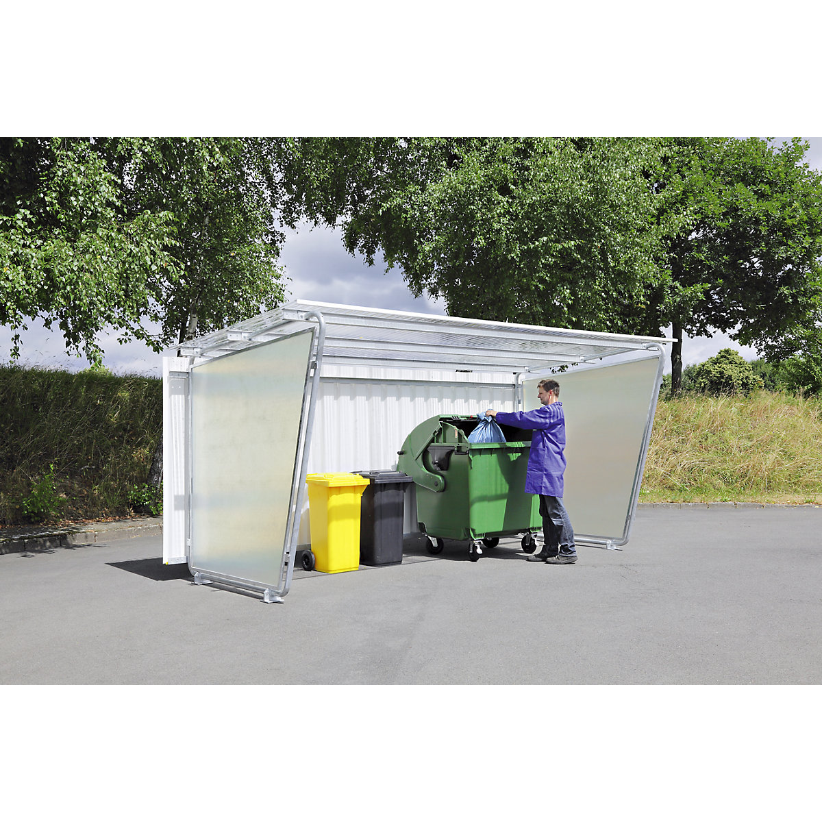 Side wall for flat roof covering Siegen – WSM (Product illustration 4)-3