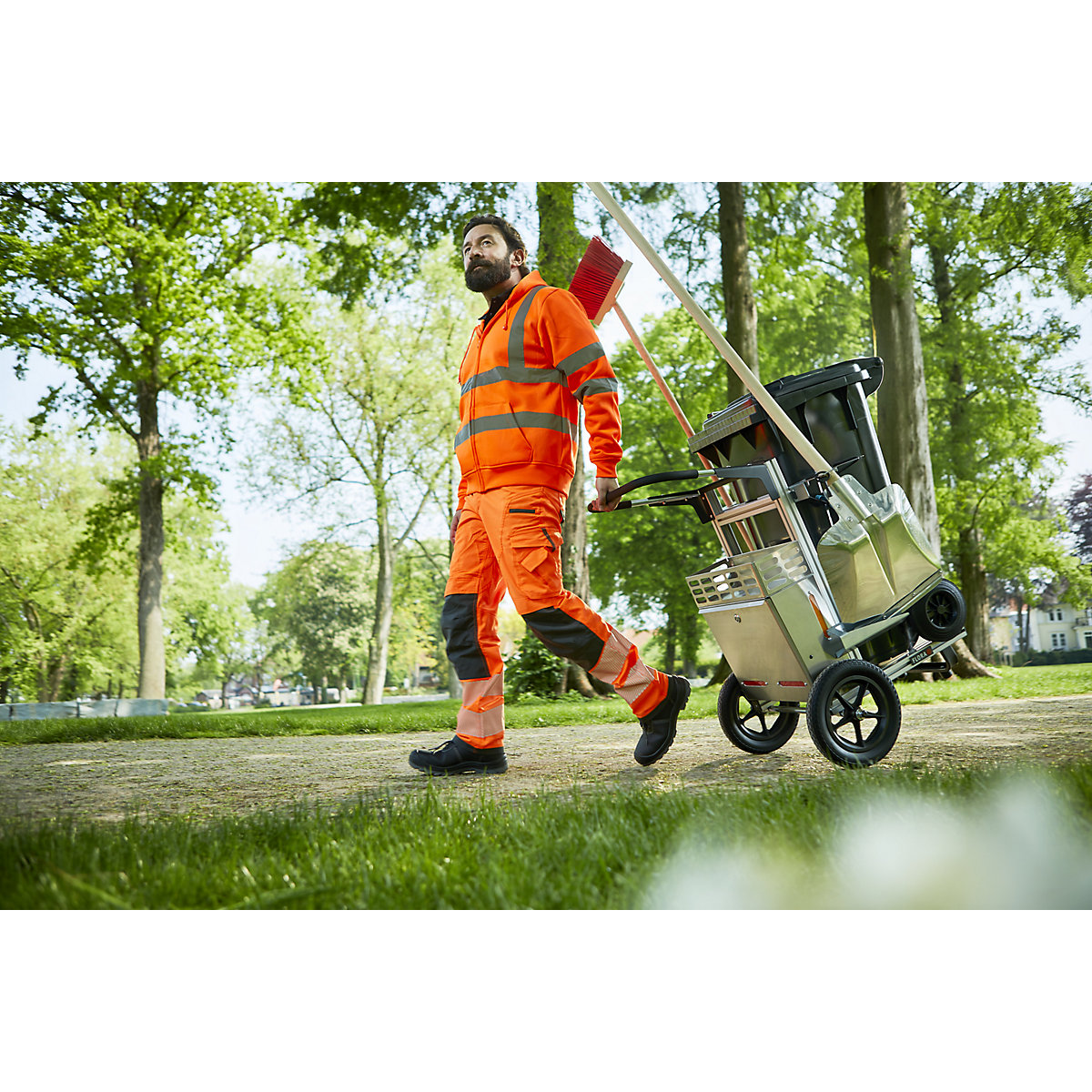 Carrier Original waste collection trolley – FLORA (Product illustration 5)-4