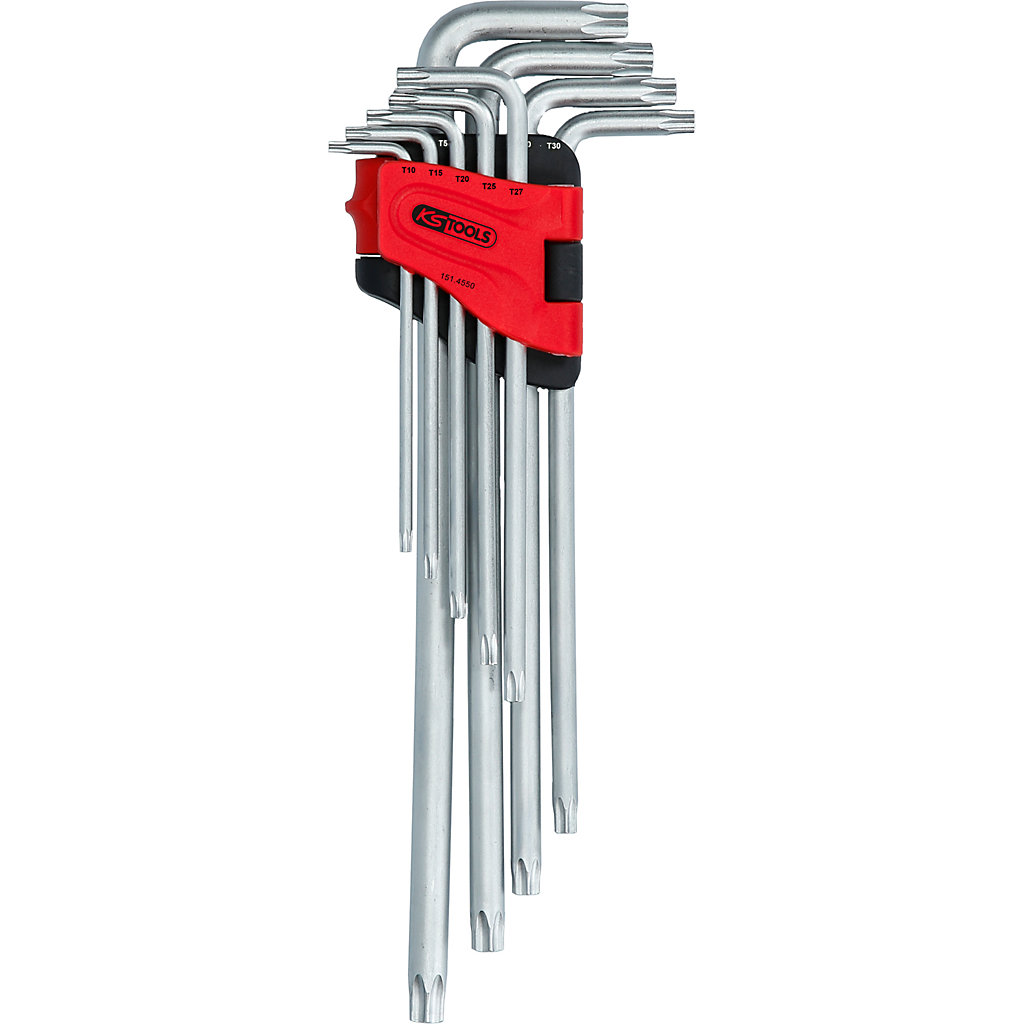 Angle key wrench set, extra long – KS Tools: TORX® | kaiserkraft