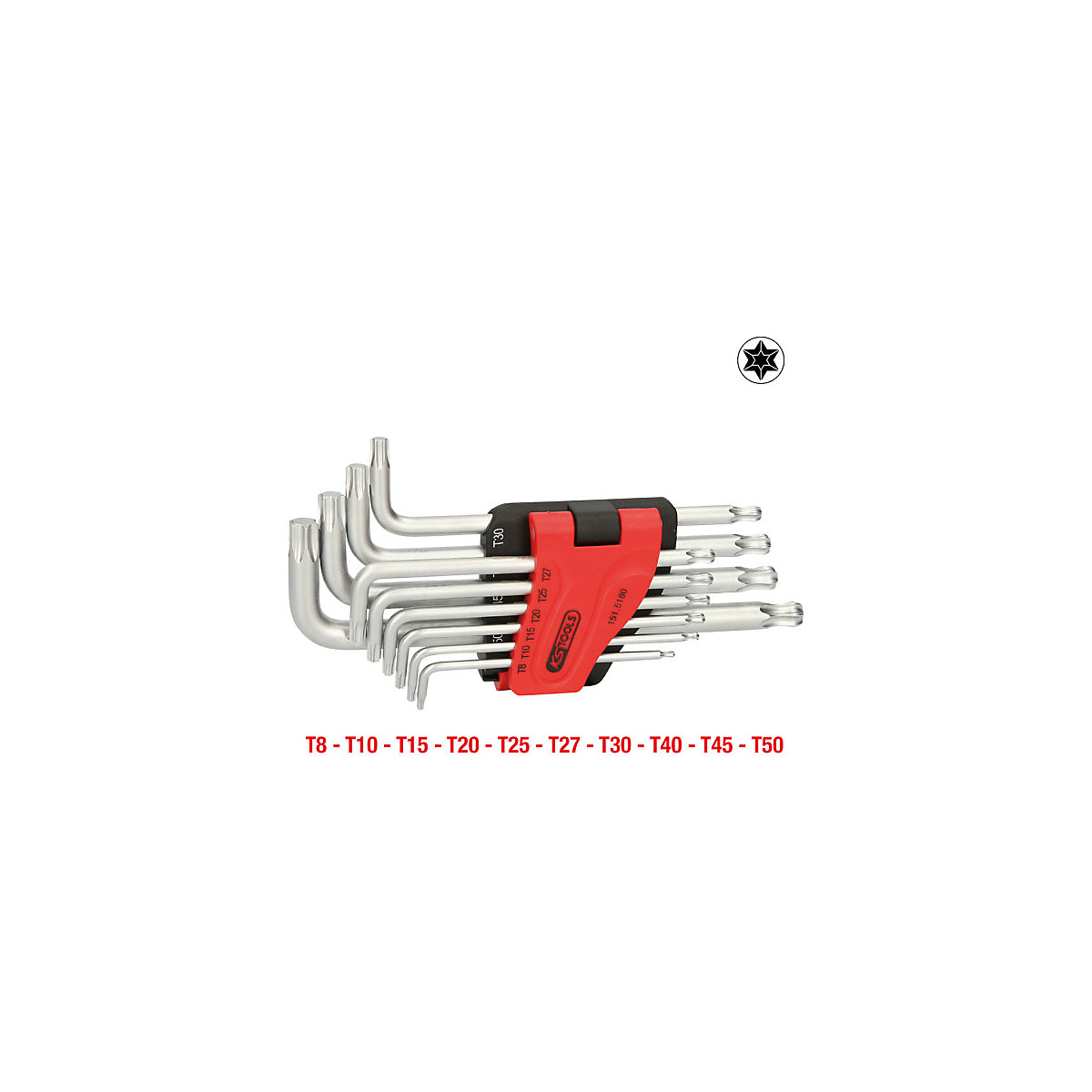 Angle key wrench set, long – KS Tools (Product illustration 4)-3