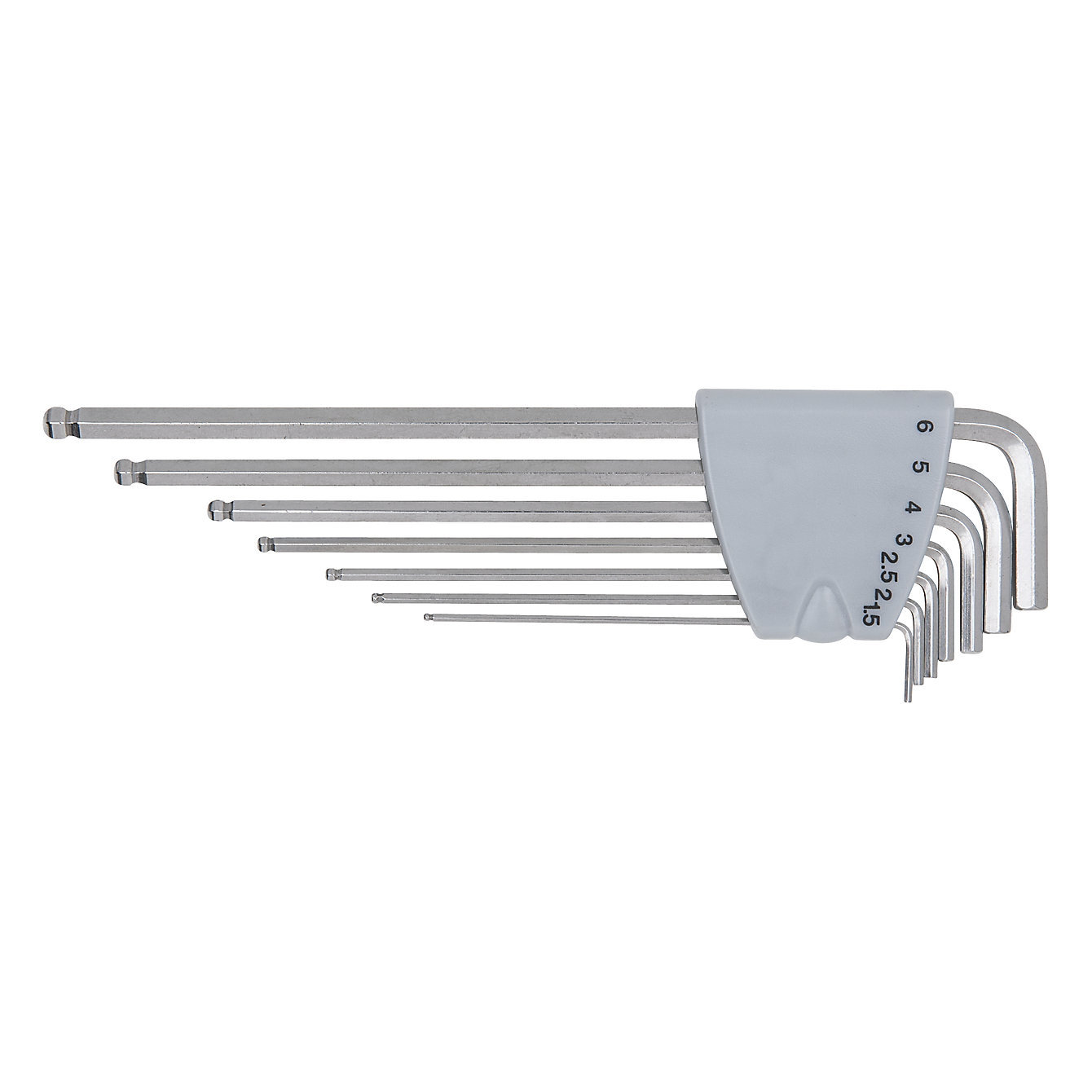 Stainless steel angle key wrench set, XL – KS Tools: hexagon socket ...