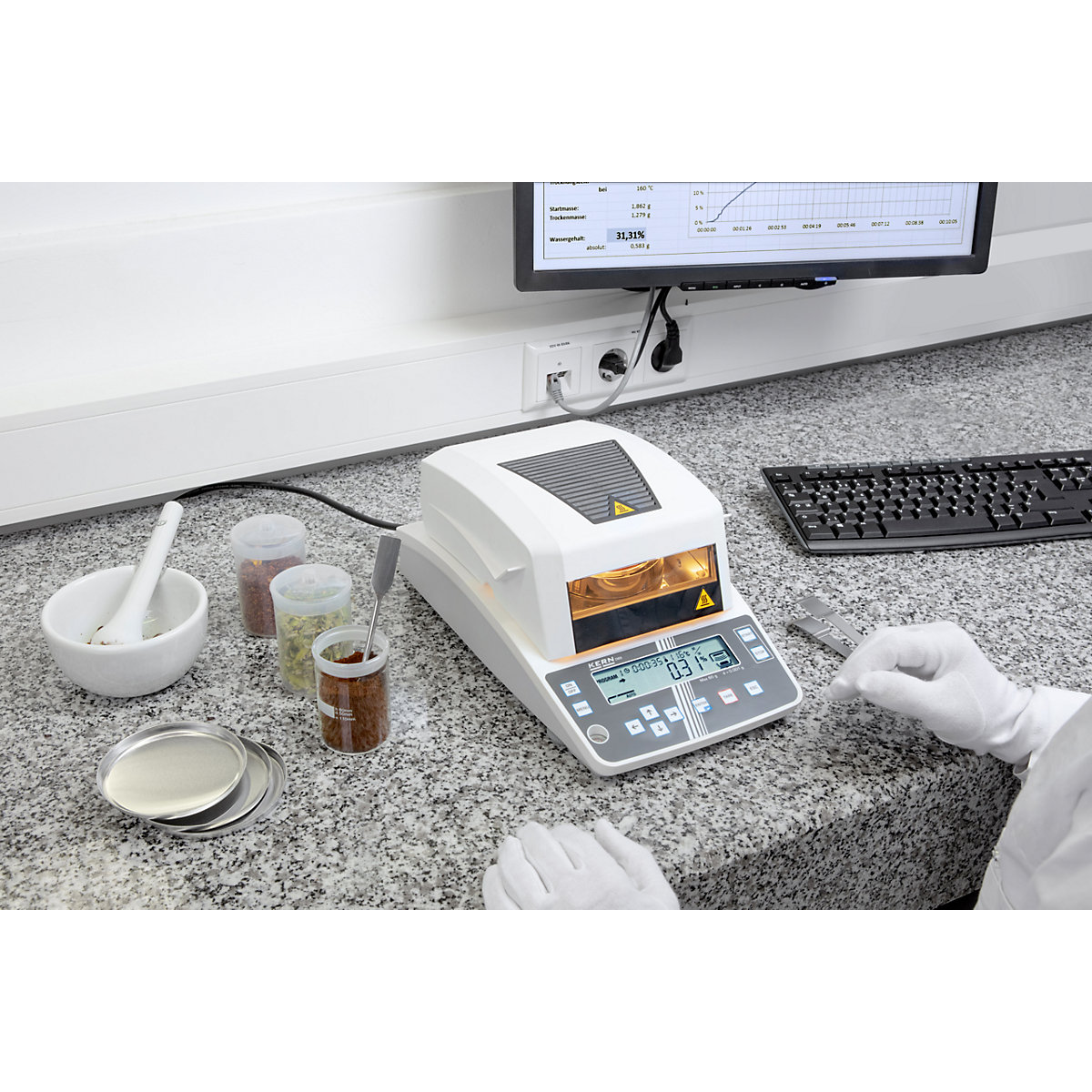 Moisture analyser – KERN (Product illustration 6)-5