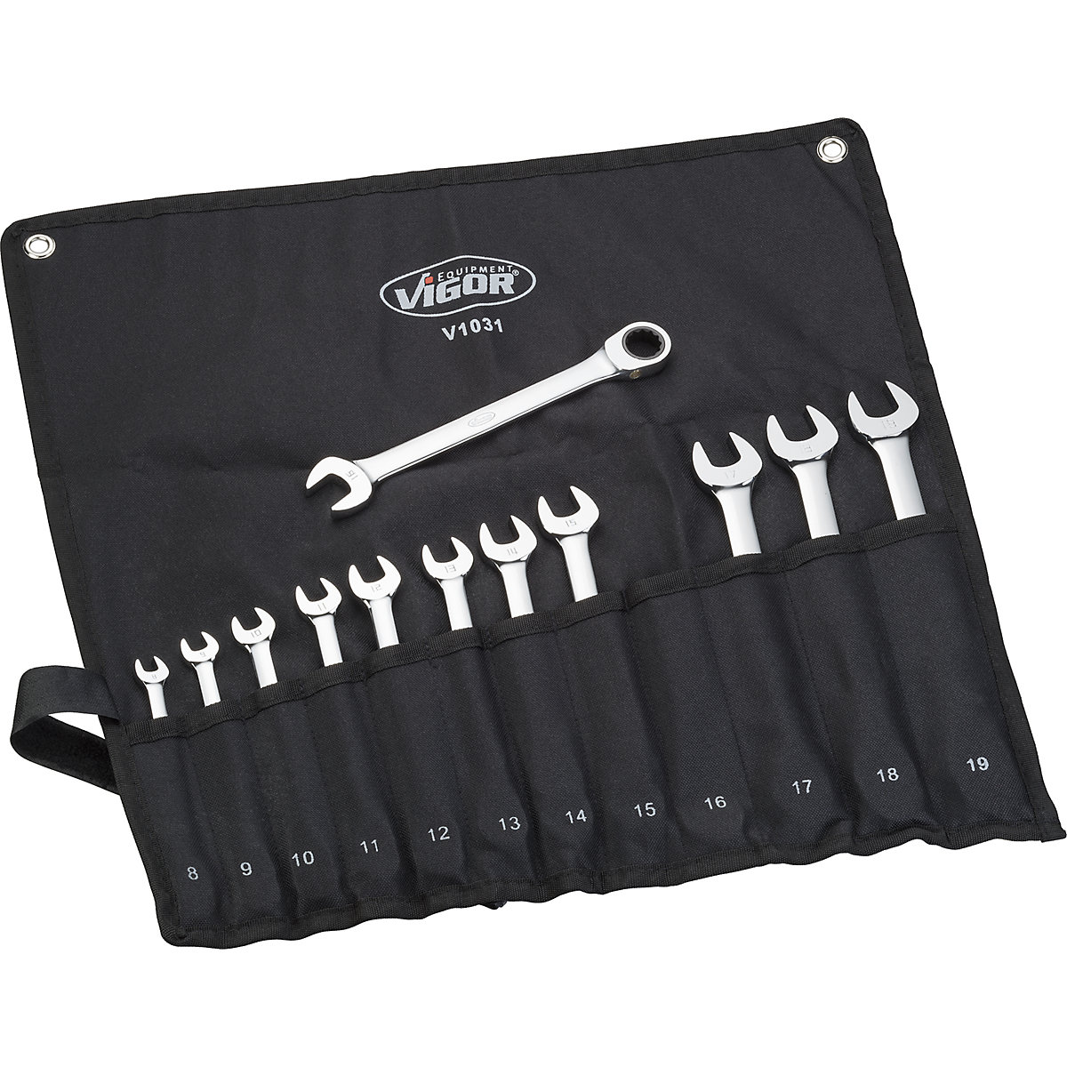 Ratchet ring spanner set – VIGOR (Product illustration 3)-2