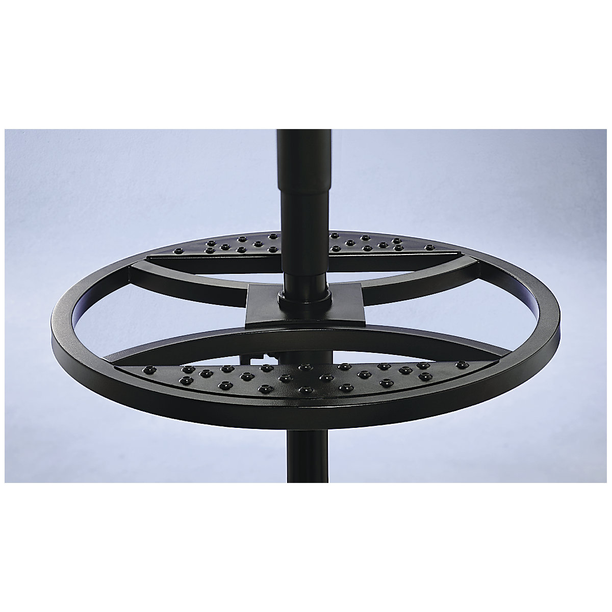 Industrial swivel chair, polyurethane upholstery, gas lift height adjustment – meychair (Product illustration 3)-2