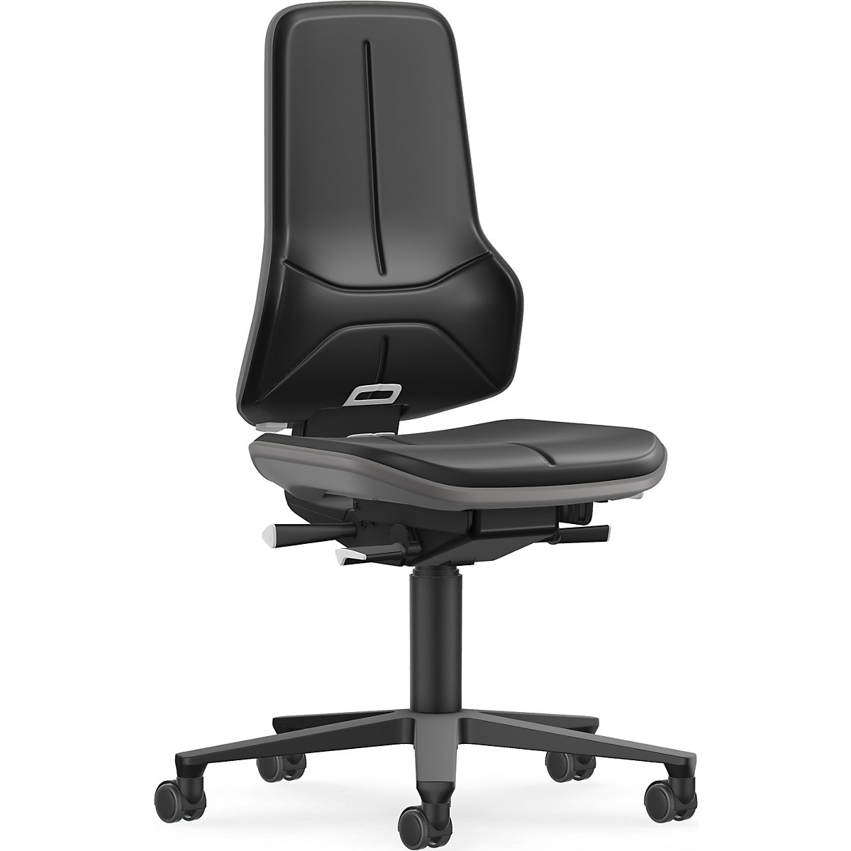 NEON industrial swivel chair, castors – bimos (Product illustration 12)-11