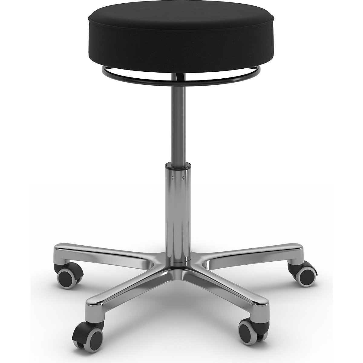 Industrial stool with gas lift height adjustment (Product illustration 4)-3