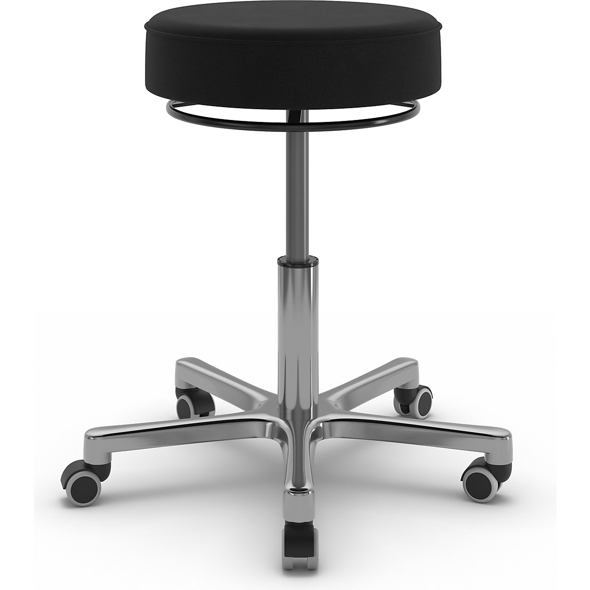 Industrial stool with gas lift height adjustment (Product illustration 5)-4