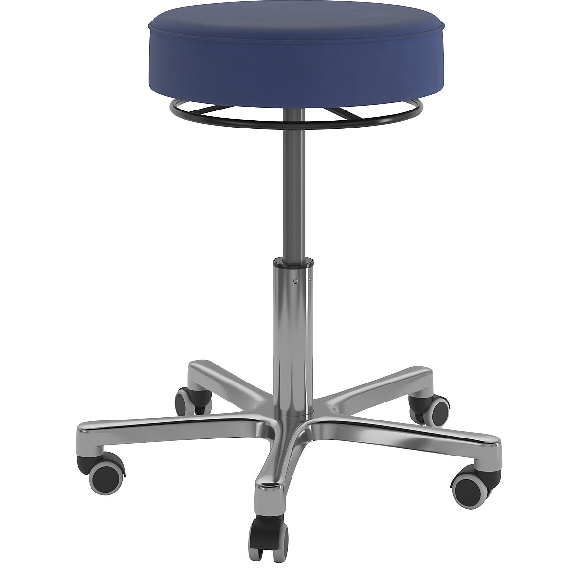Industrial stool with gas lift height adjustment
