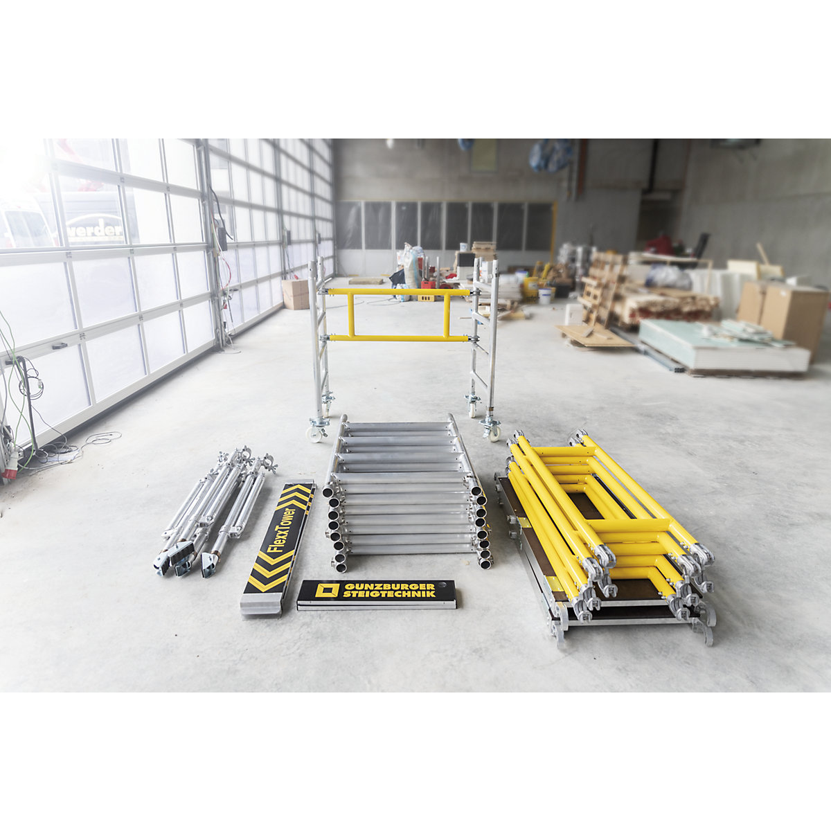 FLEXXTOWER one-person scaffolding – MUNK (Product illustration 4)-3