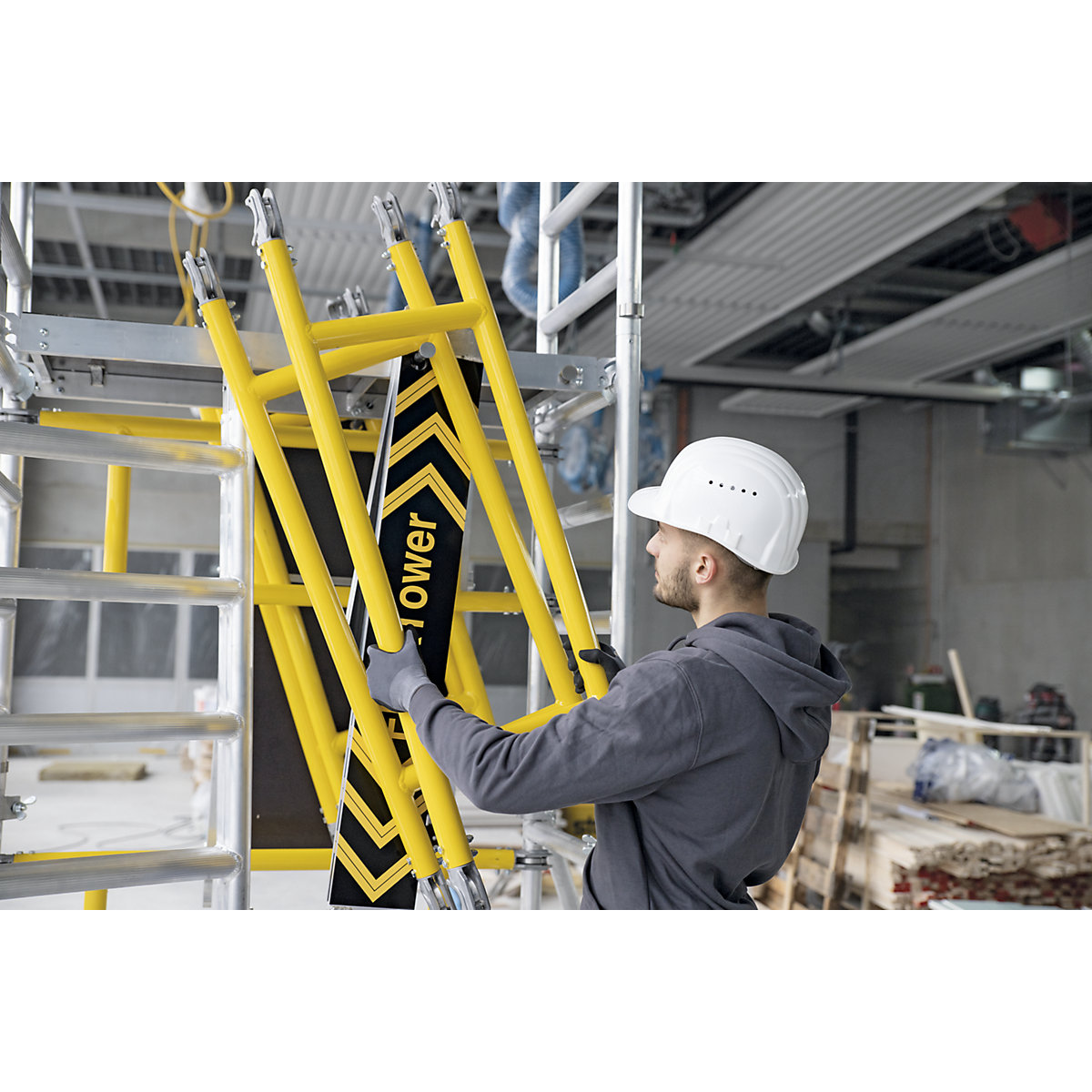 FLEXXTOWER one-person scaffolding – MUNK (Product illustration 9)-8