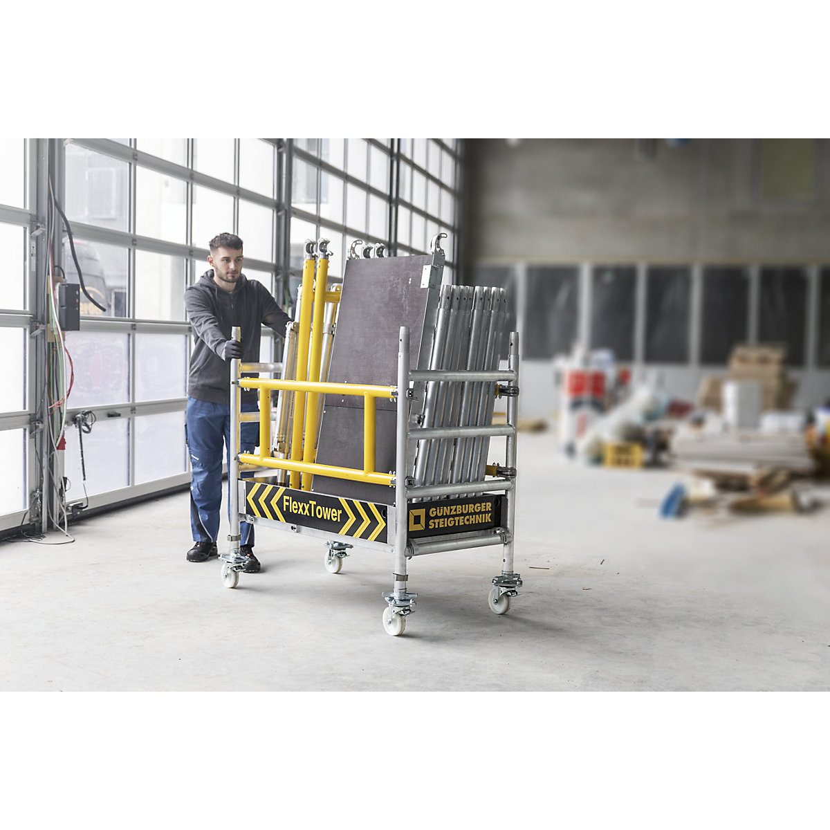 FLEXXTOWER one-person scaffolding – MUNK (Product illustration 17)-16