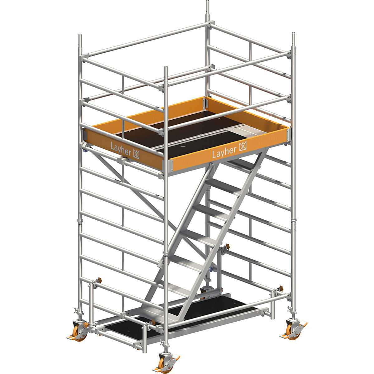 Universal mobile access tower – Layher (Product illustration 2)-1