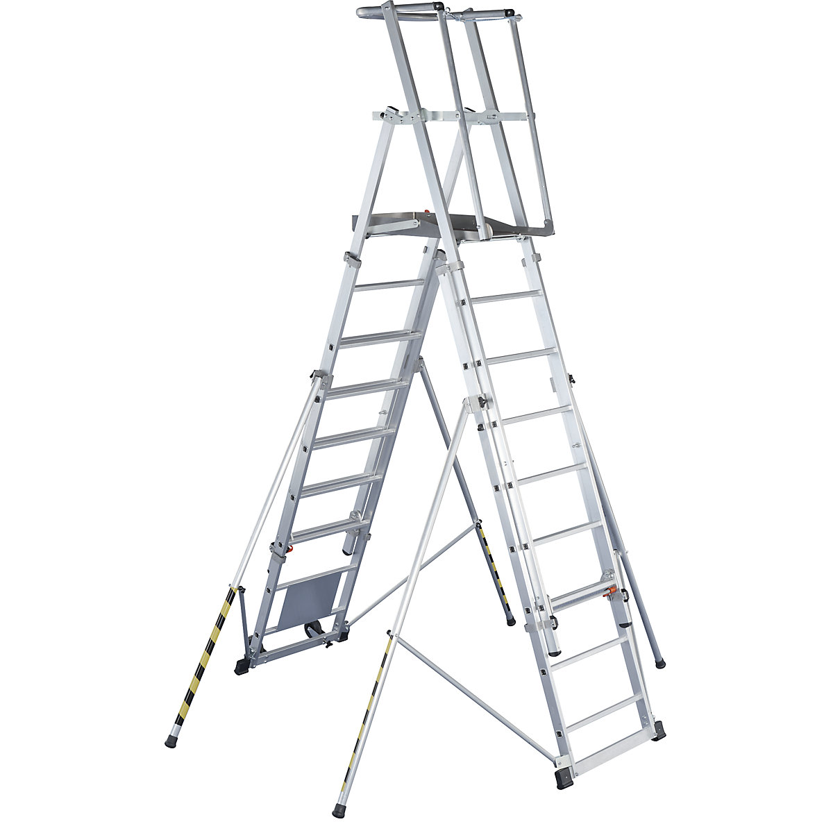 Telescopic mobile safety steps – ZARGES