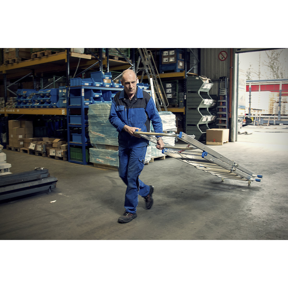 Telescopic mobile safety steps – KRAUSE (Product illustration 7)-6