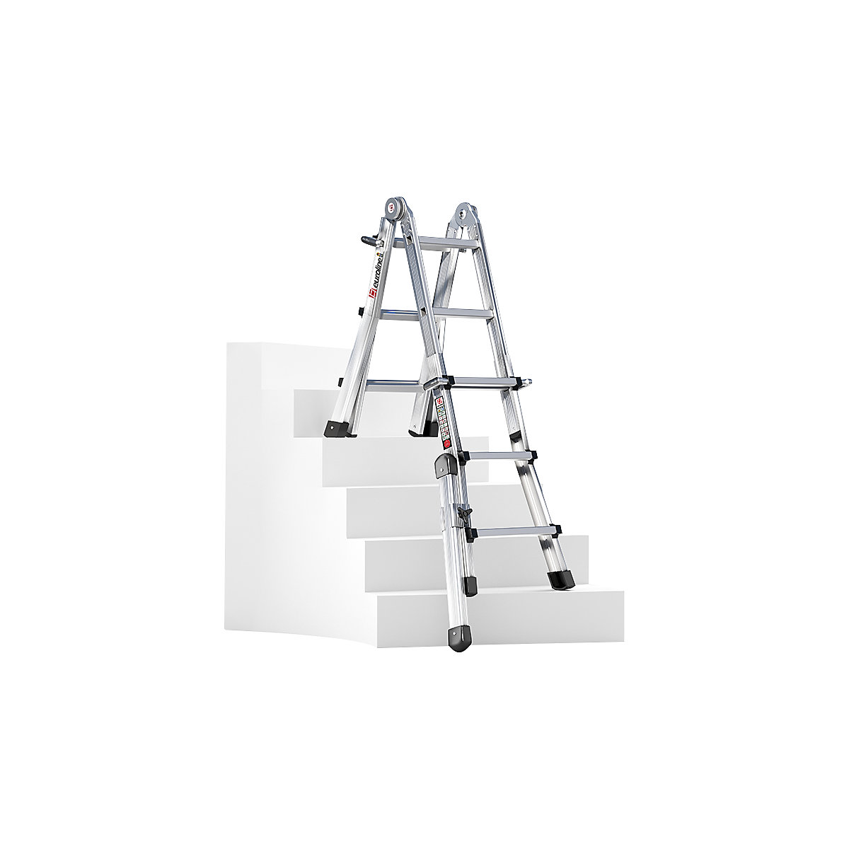 Alu-Vario folding ladder – euroline (Product illustration 4)-3