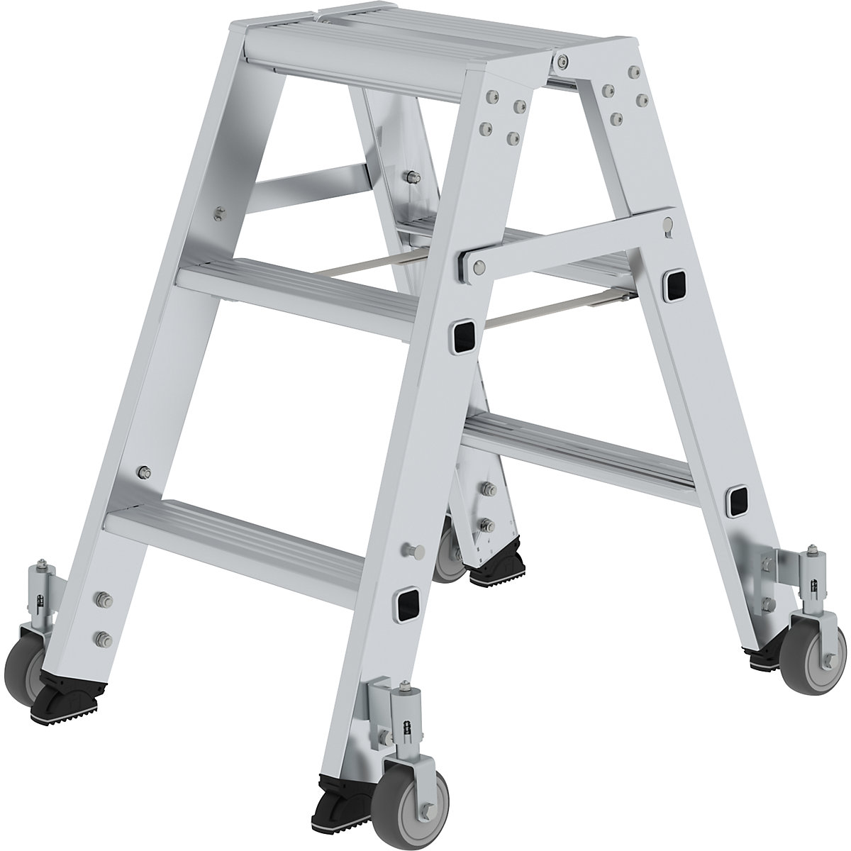 Step ladder, double sided - MUNK