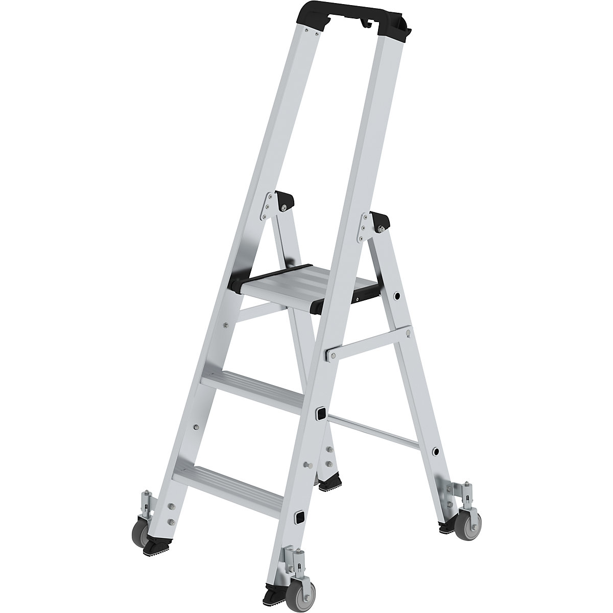 Step ladder, single sided - MUNK
