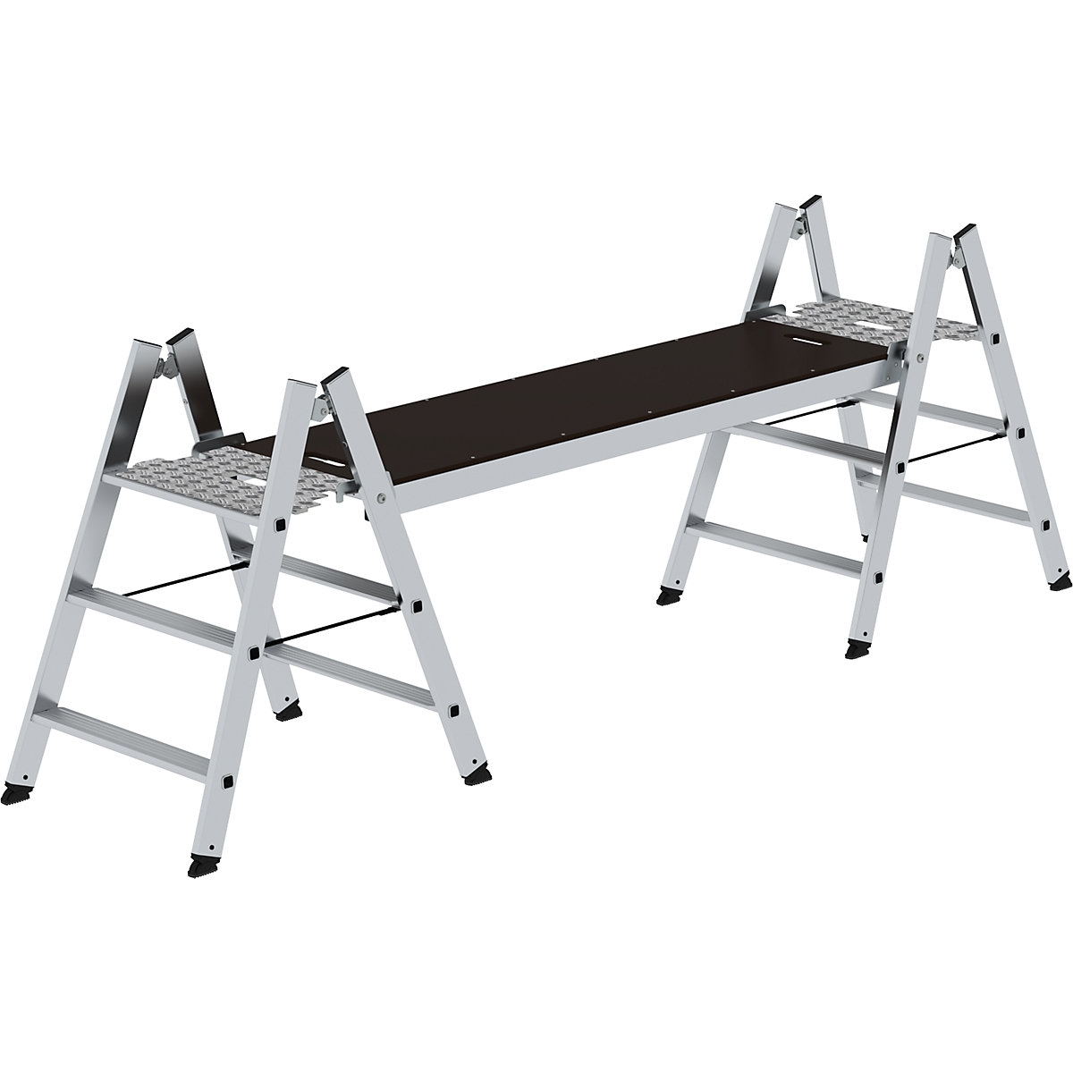 Aluminium folding steps – MUNK (Product illustration 2)-1