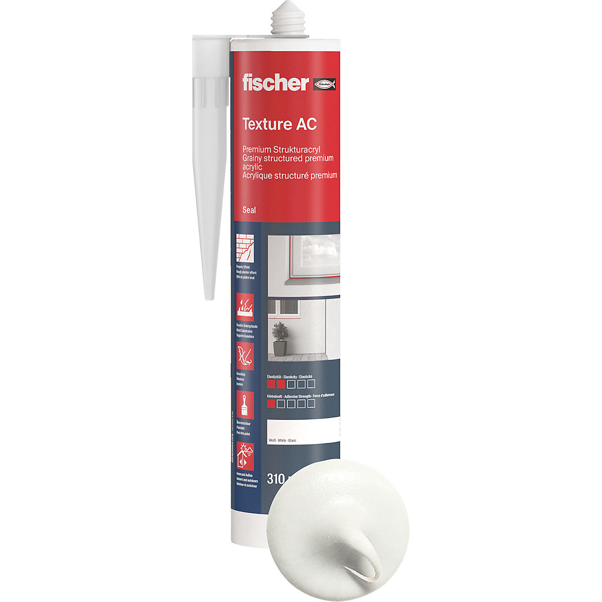 Premium structured acrylic DSA – fischer (Product illustration 4)-3