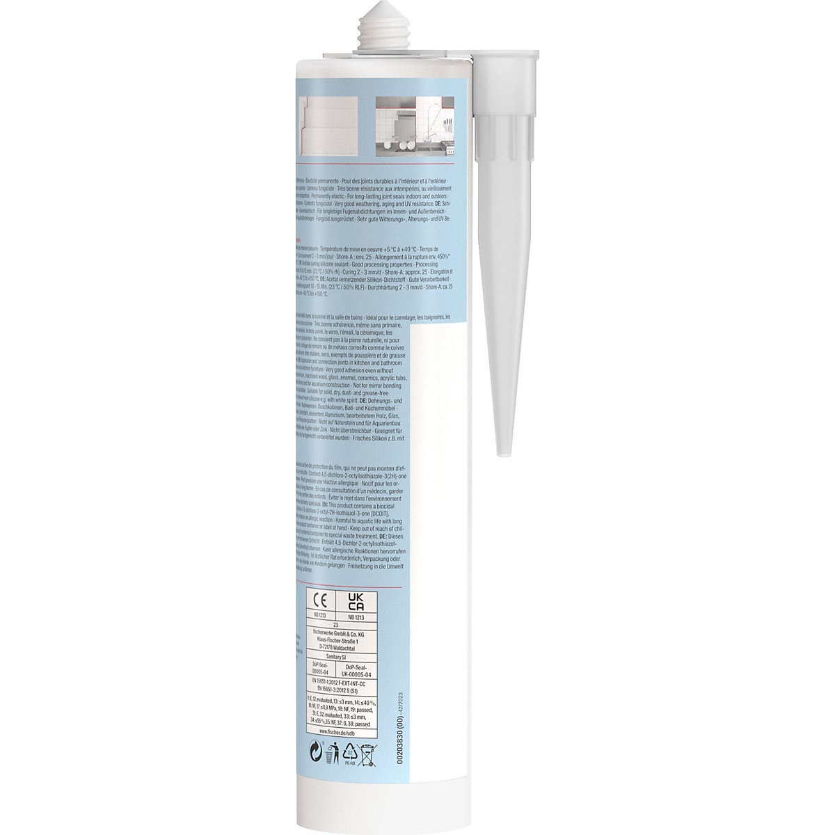 Sanitary silicone DSSA – fischer (Product illustration 5)-4