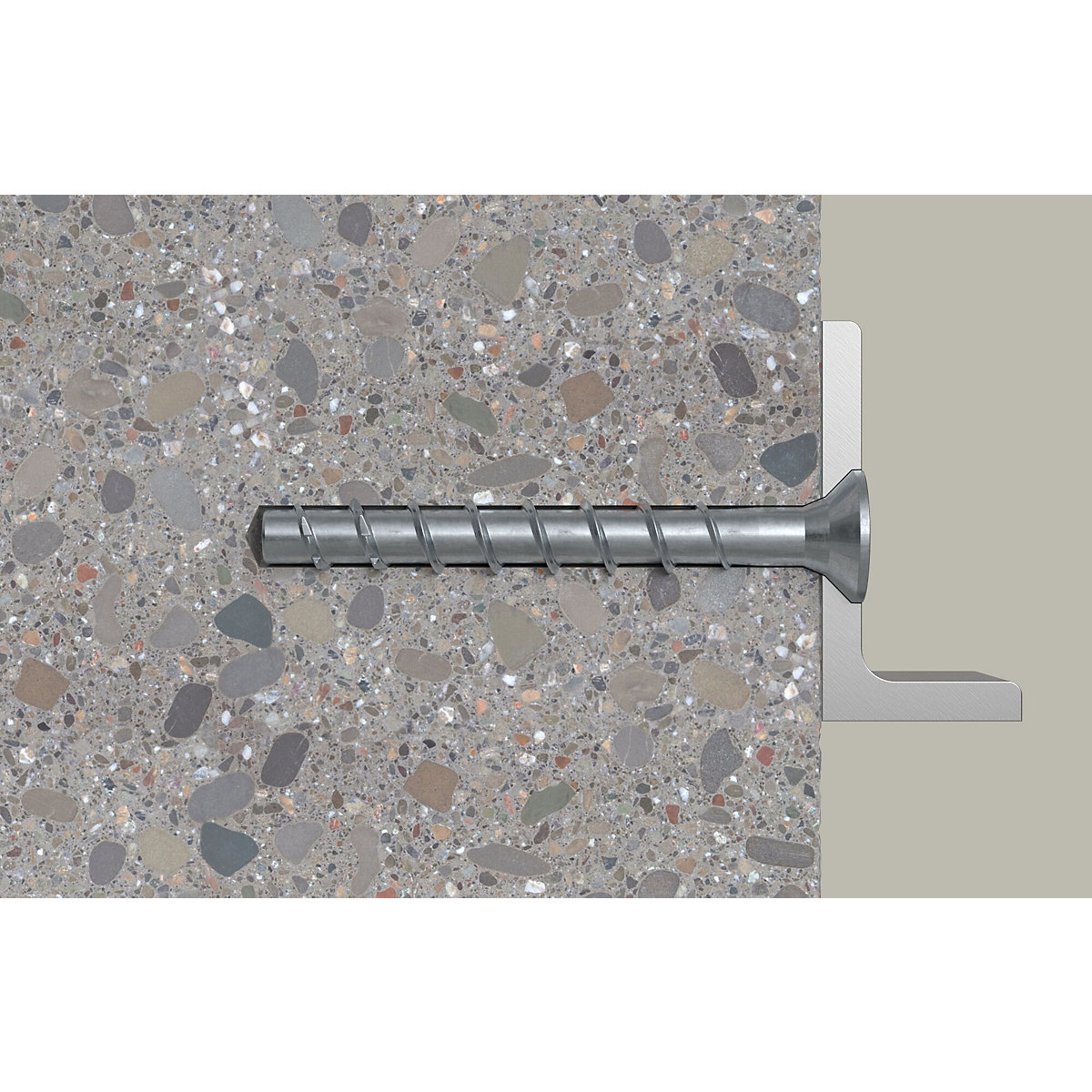 ULTRACUT FBS II 6 countersunk head concrete screw – fischer (Product illustration 2)-1