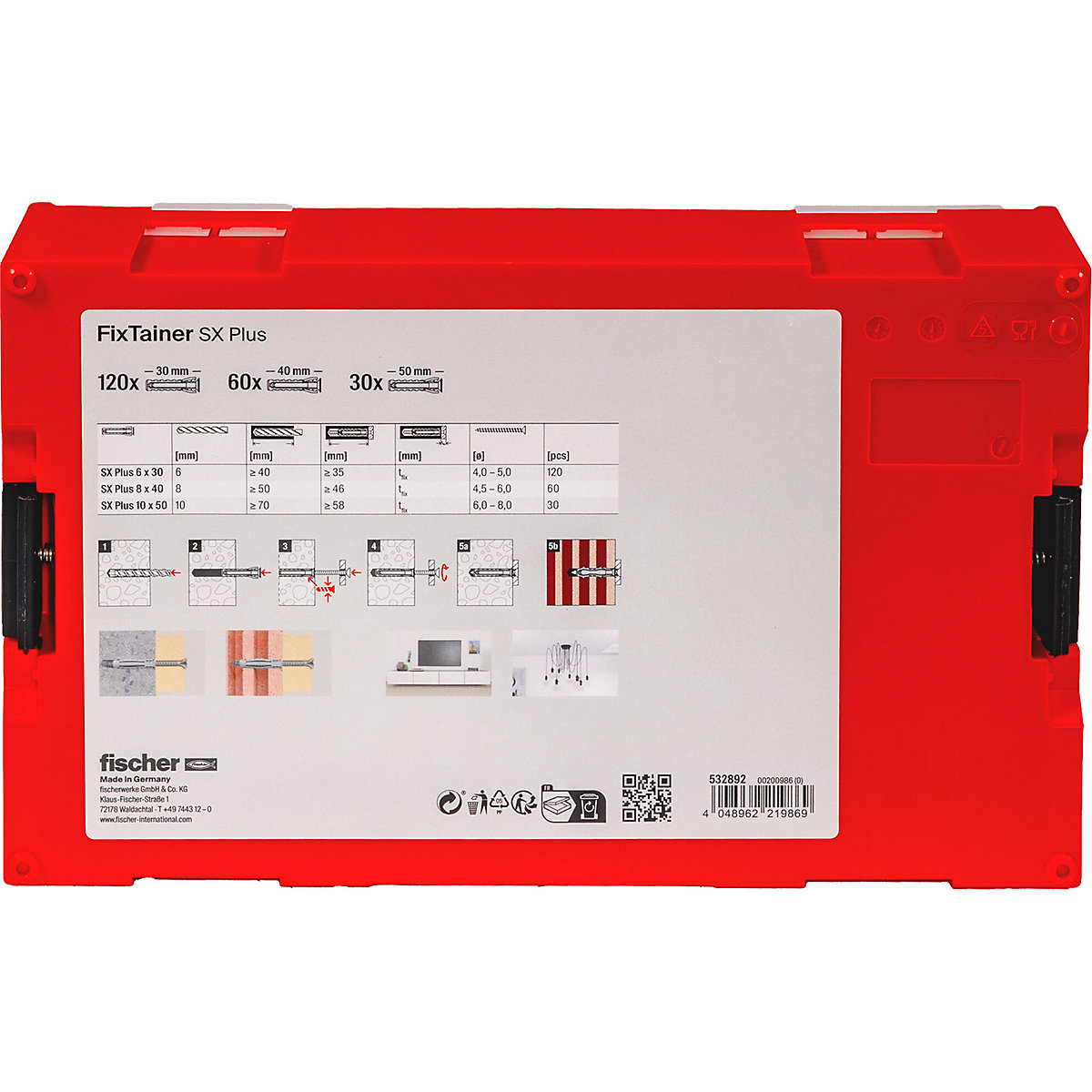 FixTainer – SX plug box – fischer (Product illustration 5)-4
