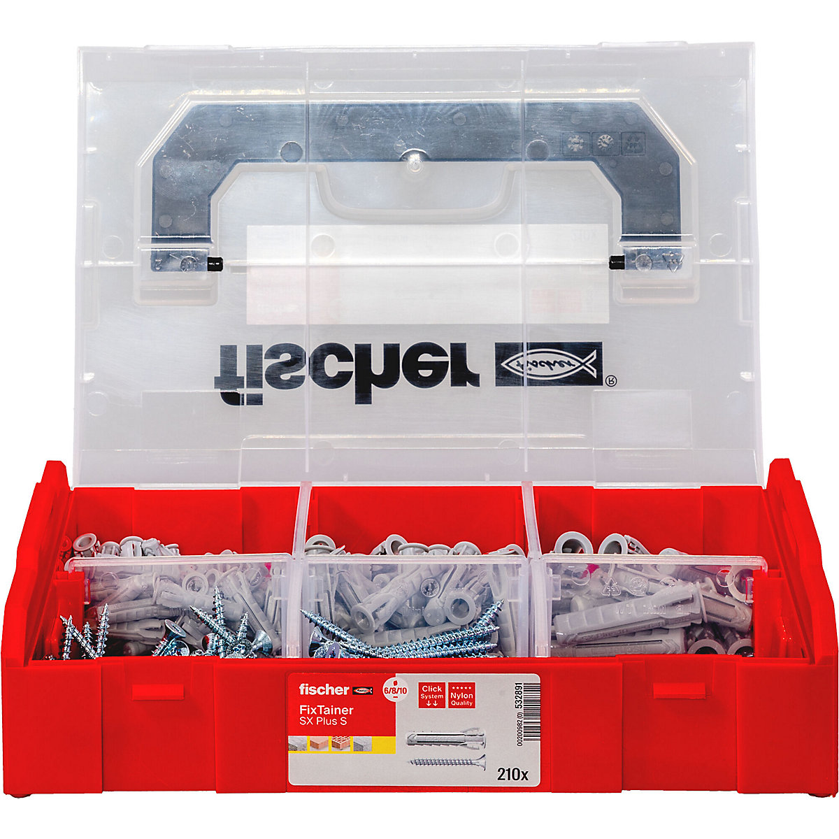 FixTainer – SX plug/screw box – fischer (Product illustration 2)-1