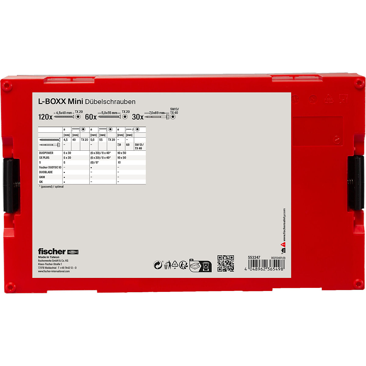 FixTainer – plug screw – fischer (Product illustration 4)-3