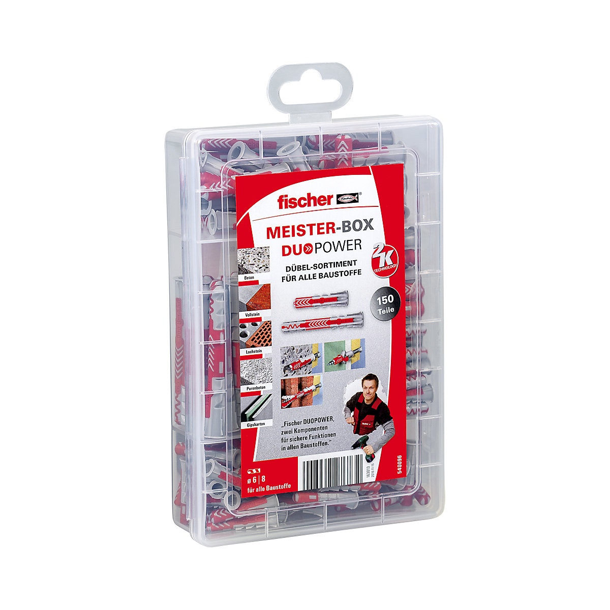 MEISTER-BOX DUOPOWER short/long plug set – fischer