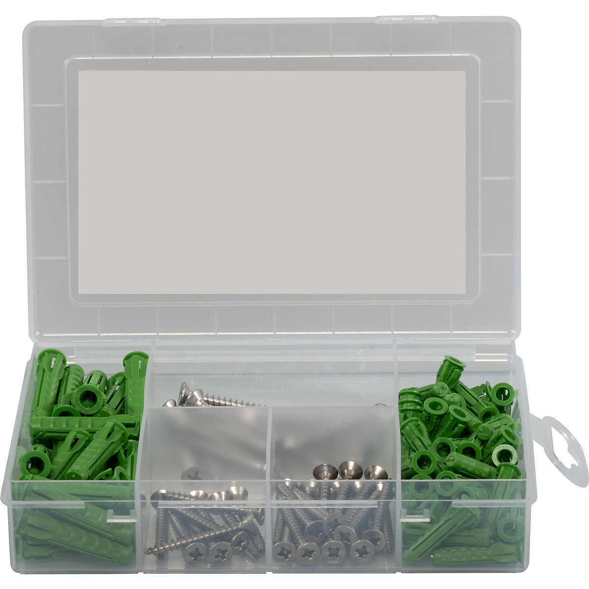 MEISTER-BOX plug and screw set greenline expansion plug SX/A2 screw – fischer (Product illustration 3)-2