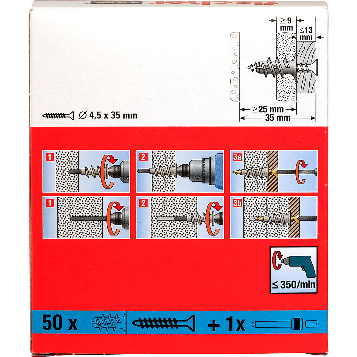 Plasterboard plug GK – fischer (Product illustration 5)-4