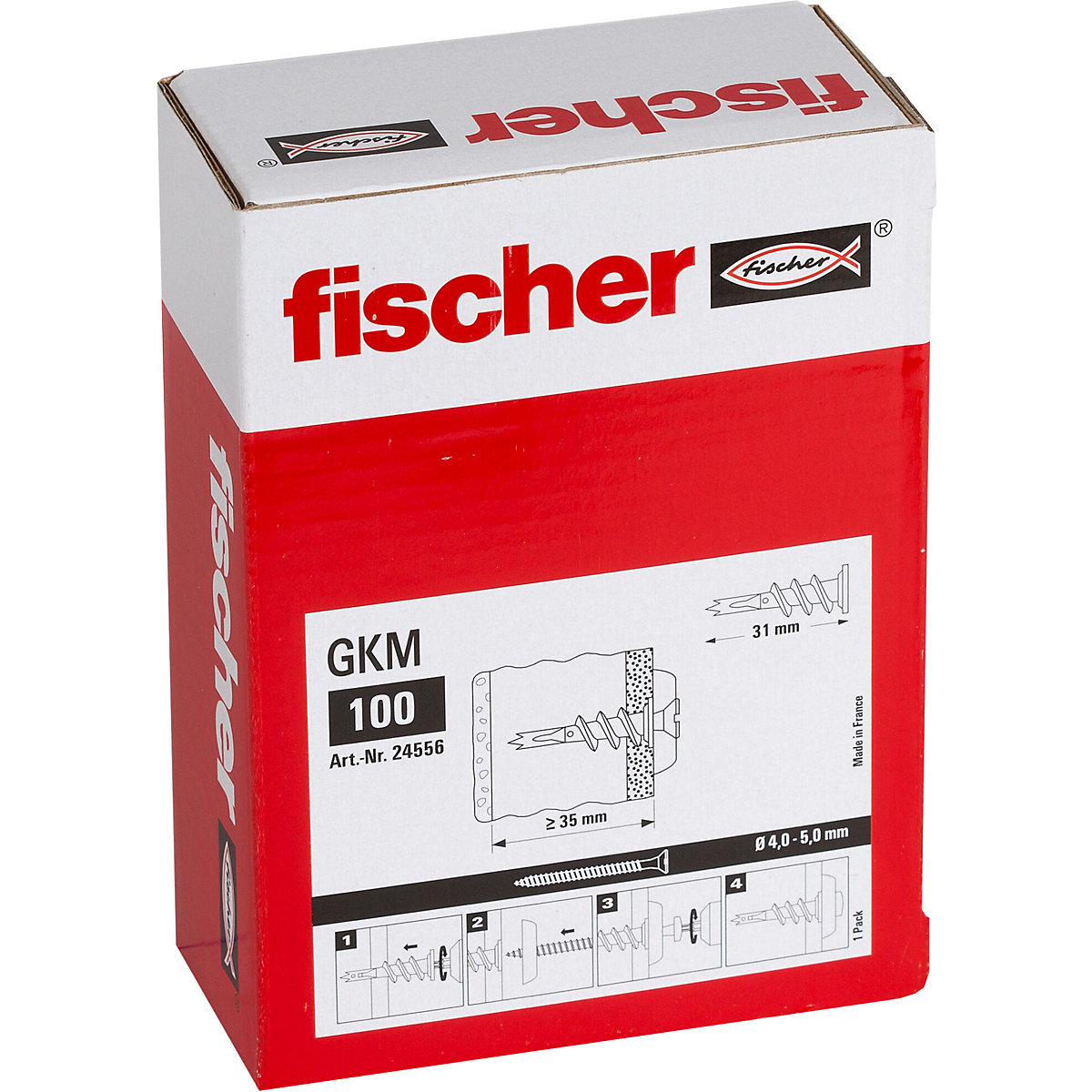 Plasterboard plug, metal GKM – fischer (Product illustration 4)-3