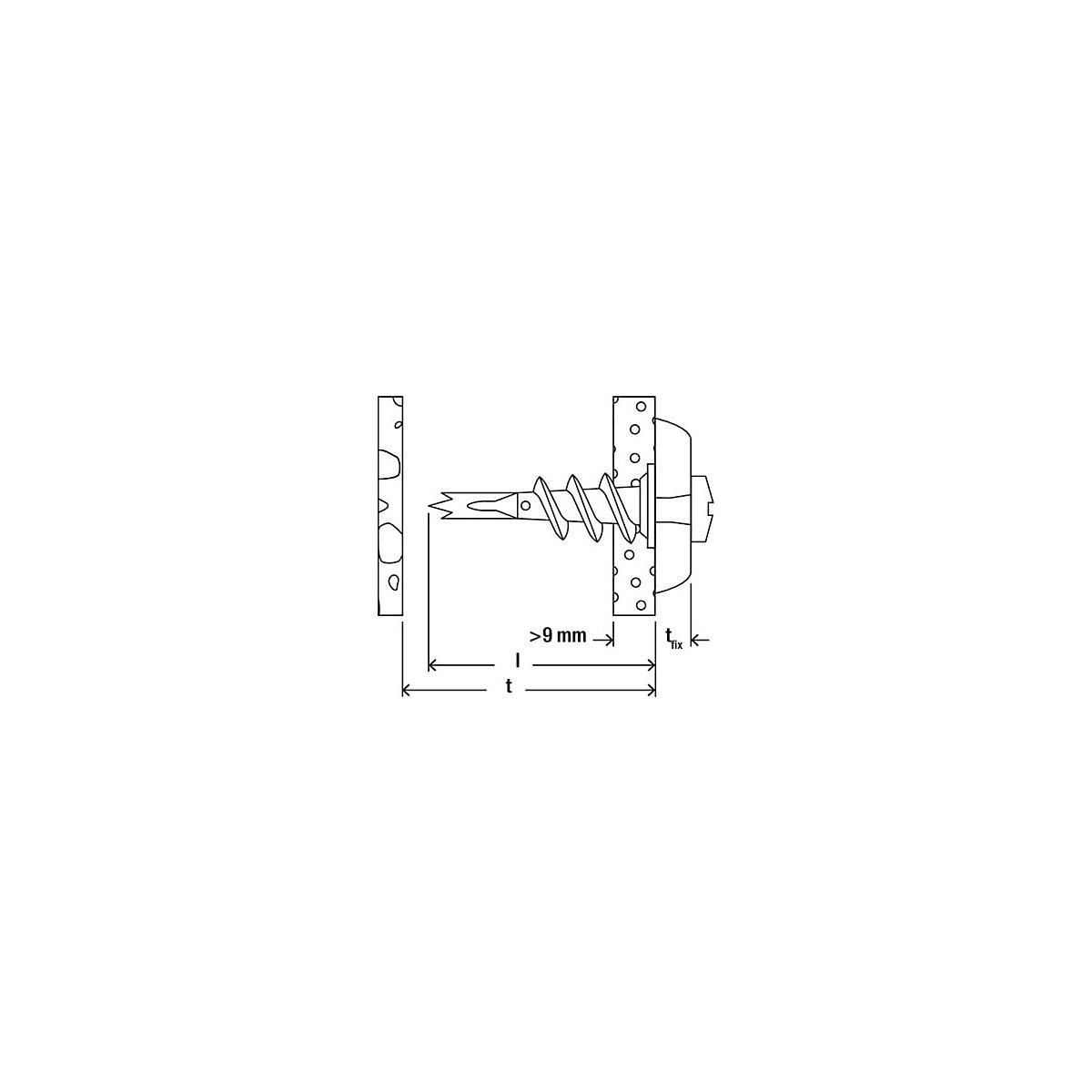 Plasterboard plug, metal GKM – fischer (Product illustration 10)-9